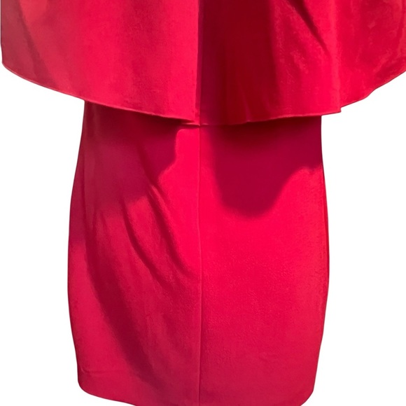 Trina Turk Red Square Neck Blouse Size 0 - Picture 8 of 9